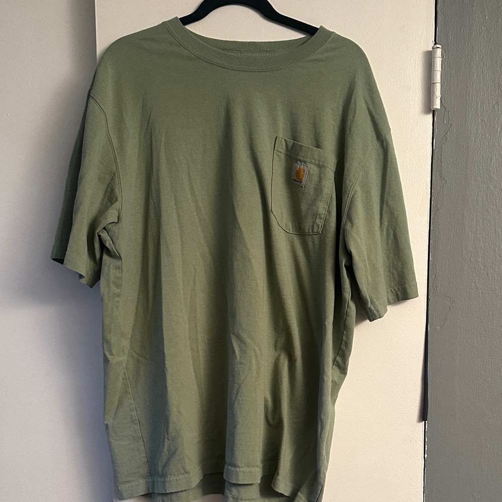 Carhartt Men's Light Green Short Sleeve Tee